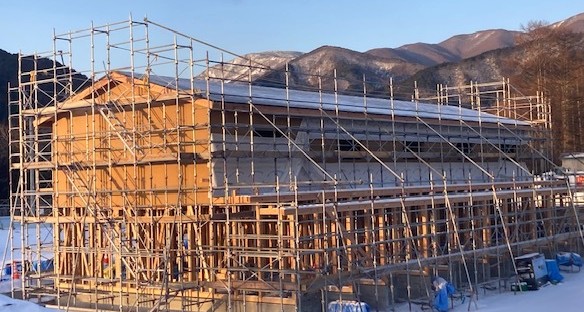 建設中の地域優良賃貸住宅R8.2.2